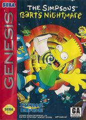 The Simpsons Bart's Nightmare - Sega Genesis