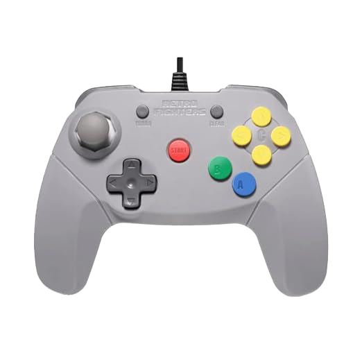 Brawler64 Wired Controller for Nintendo 64 - Retro Fighter