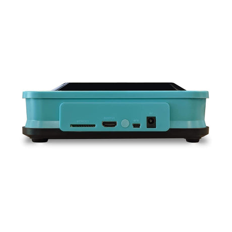 RetroN 5: HD Gaming Console for Game Boy / GBC / GBA / NES / Famicom / SNES / Super Famicom / Genesis / Mega Drive - Hyper Beach (Turquoise/Pink)