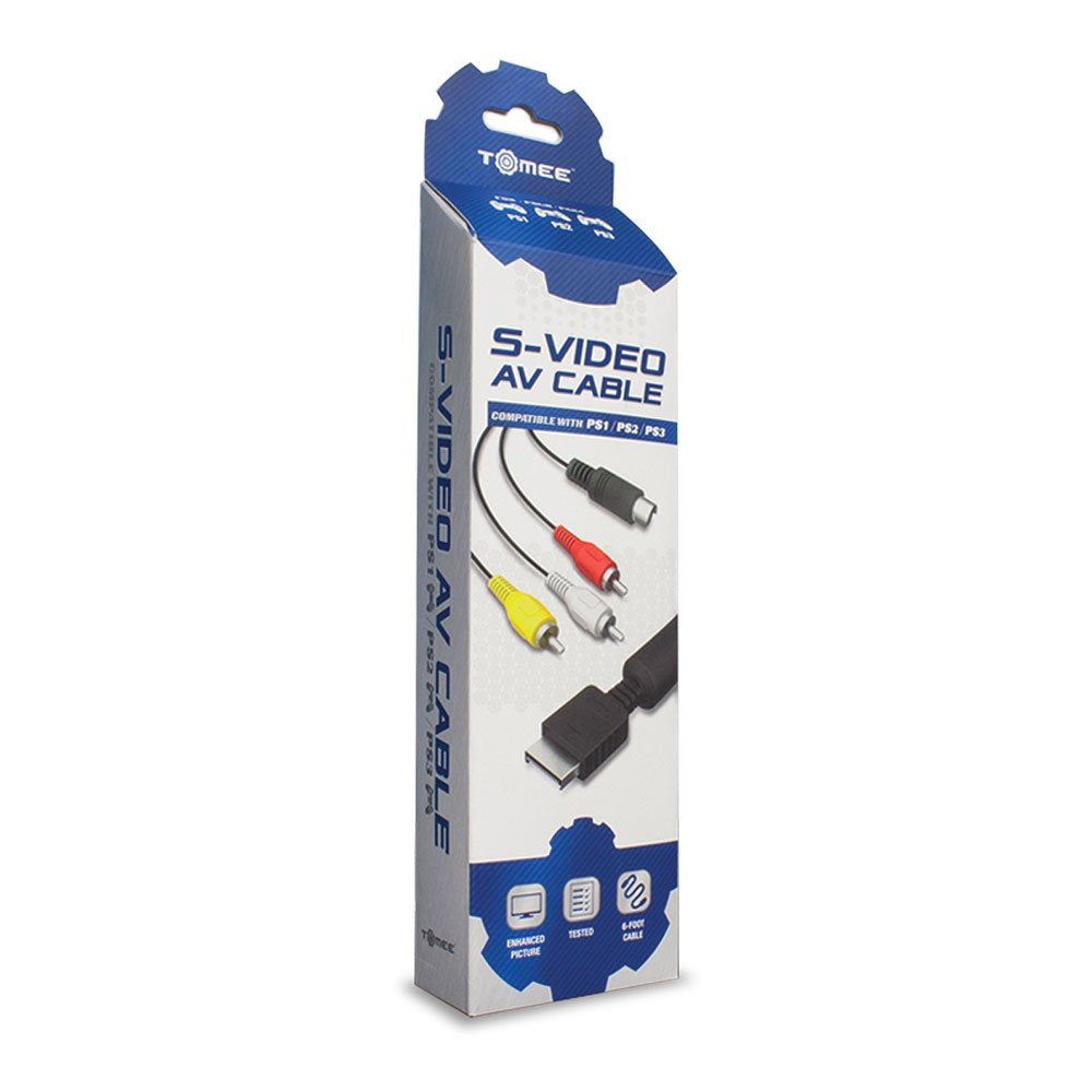 S-Video and Composite AV Cable for PlayStation / PS2 / PS3