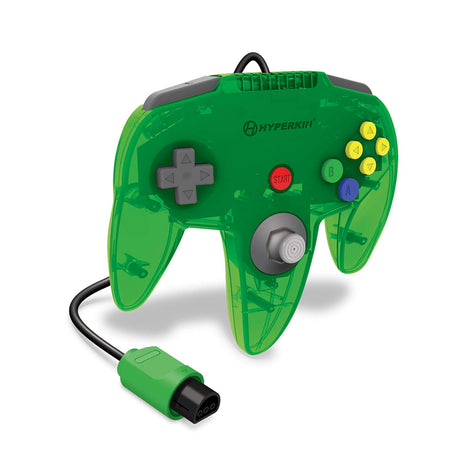 Captain Premium Controller for Nintendo 64 - Lime Green