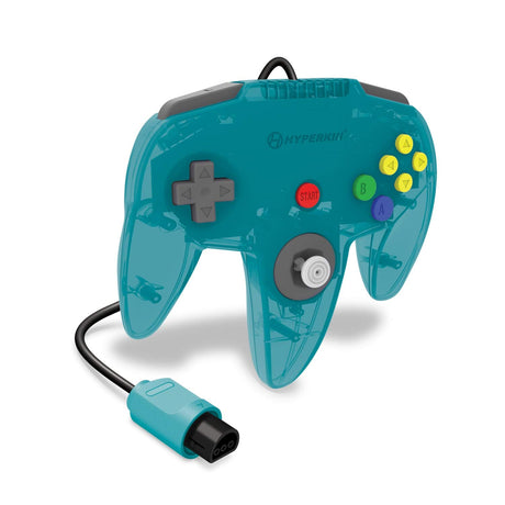 Captain Premium Controller for Nintendo 64 - Turquoise