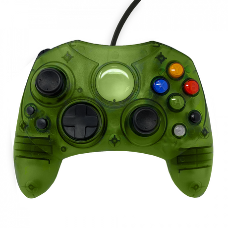 Wired S-Type Controller for Original Xbox - Green