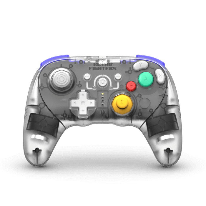 BattlerGC Pro Dual Wireless Controller for GameCube, Switch, Wii, Wii U, PC - Retro Fighters