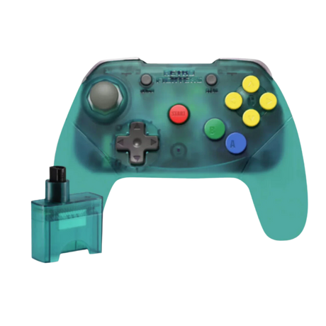 Brawler64 2.4GHz Wireless Controller for Nintendo 64 - Retro Fighter