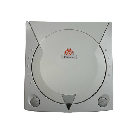 Top of white SEGA Dreamcast console