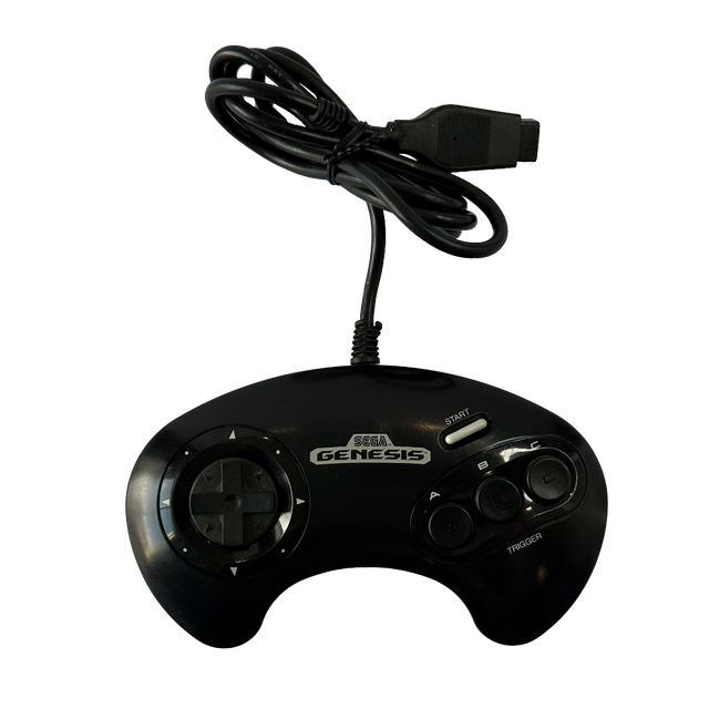 Front of original three-button SEGA Genesis Controller