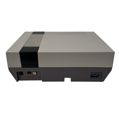 Back of original NES console with Nintendo Multi-out installed