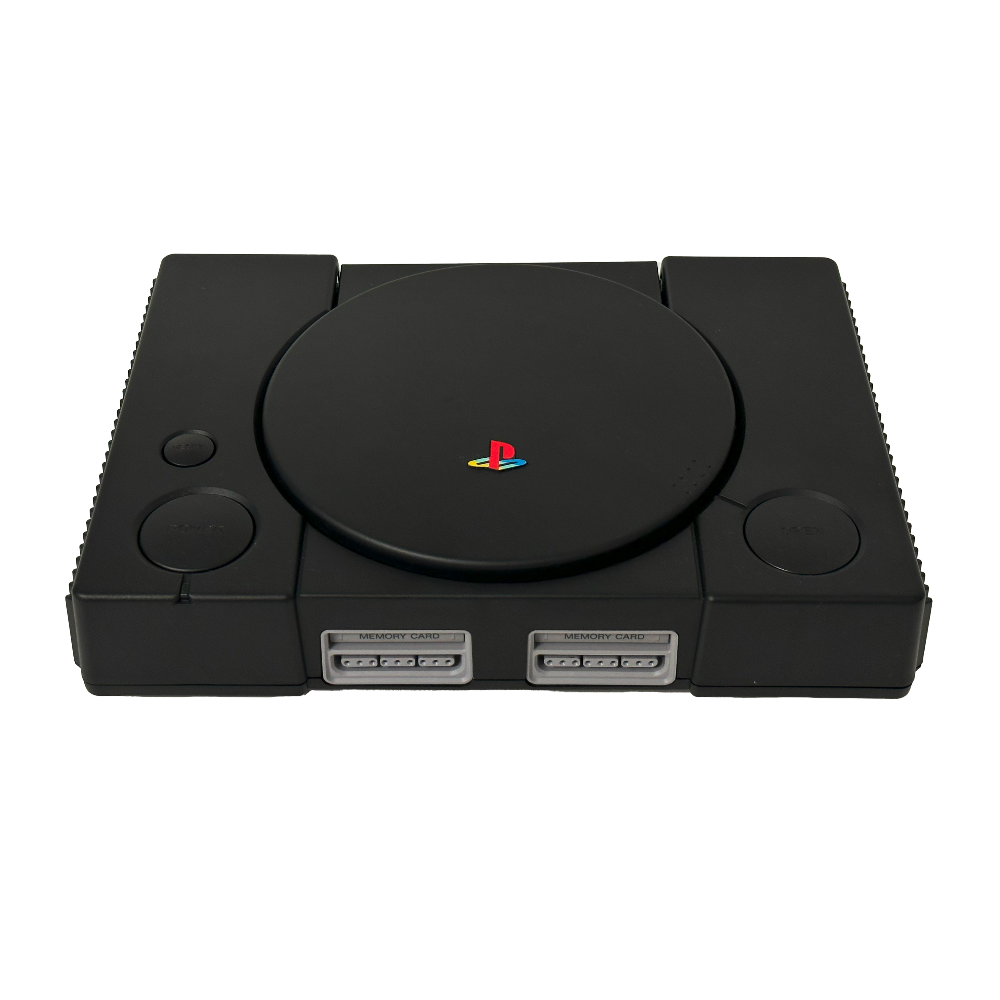 Custom black PlayStation console