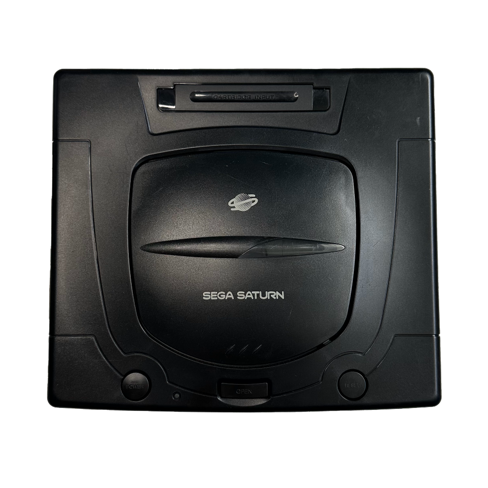 Top of Black Model 2 SEGA Saturn console 