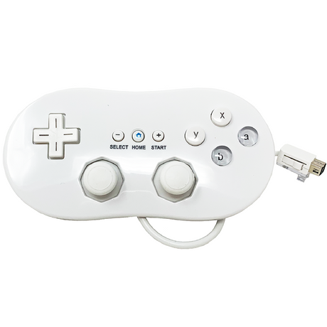 Wired Classic Controller for Wii / Wii U - White