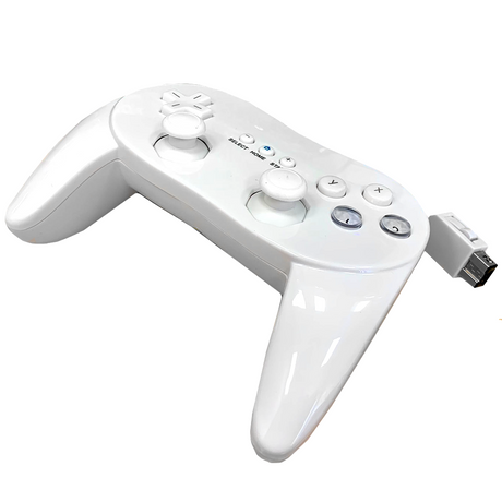 Wired Classic Controller Pro for Wii / Wii U - White