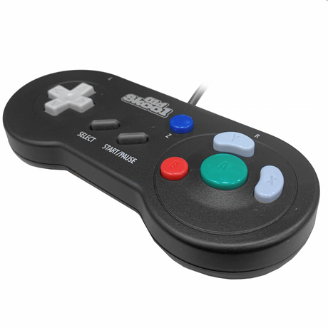 Digital Controller (Black) for GameCube - Old Skool - Controller