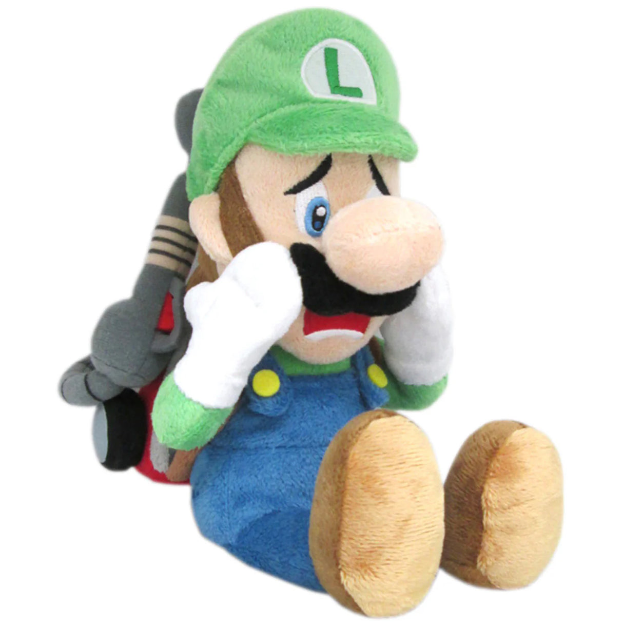 Scared Luigi Super Mario 10" Plush - Little Buddy - Plush