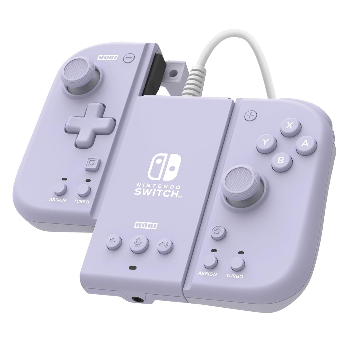 HORI Split Pad Compact Attachment Set (Lavender) for Nintendo Switch - Officially Licensed By Nintendo - Nintendo Switch