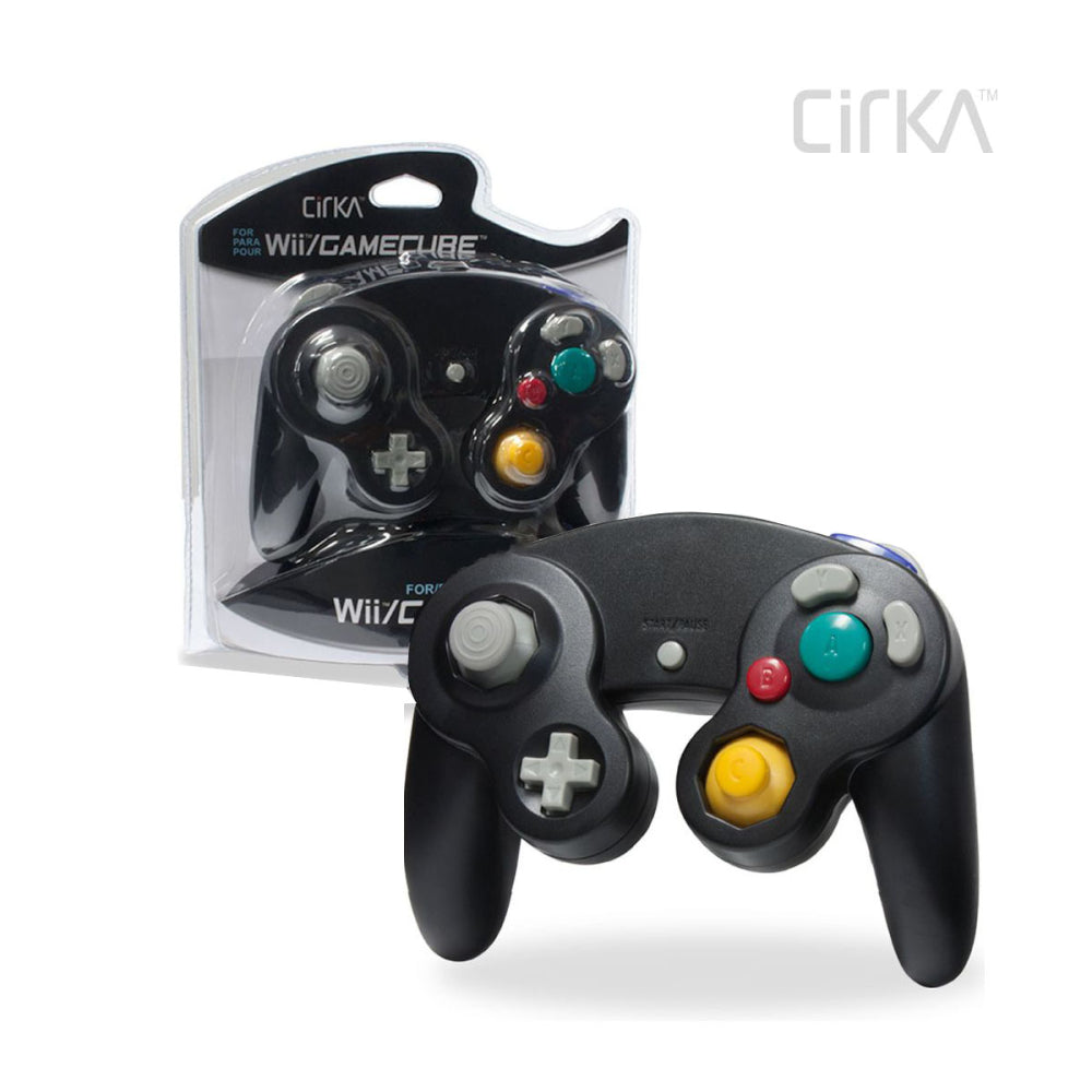 Wired Controller (Black) for GameCube® / Wii® - CirKa - Controller