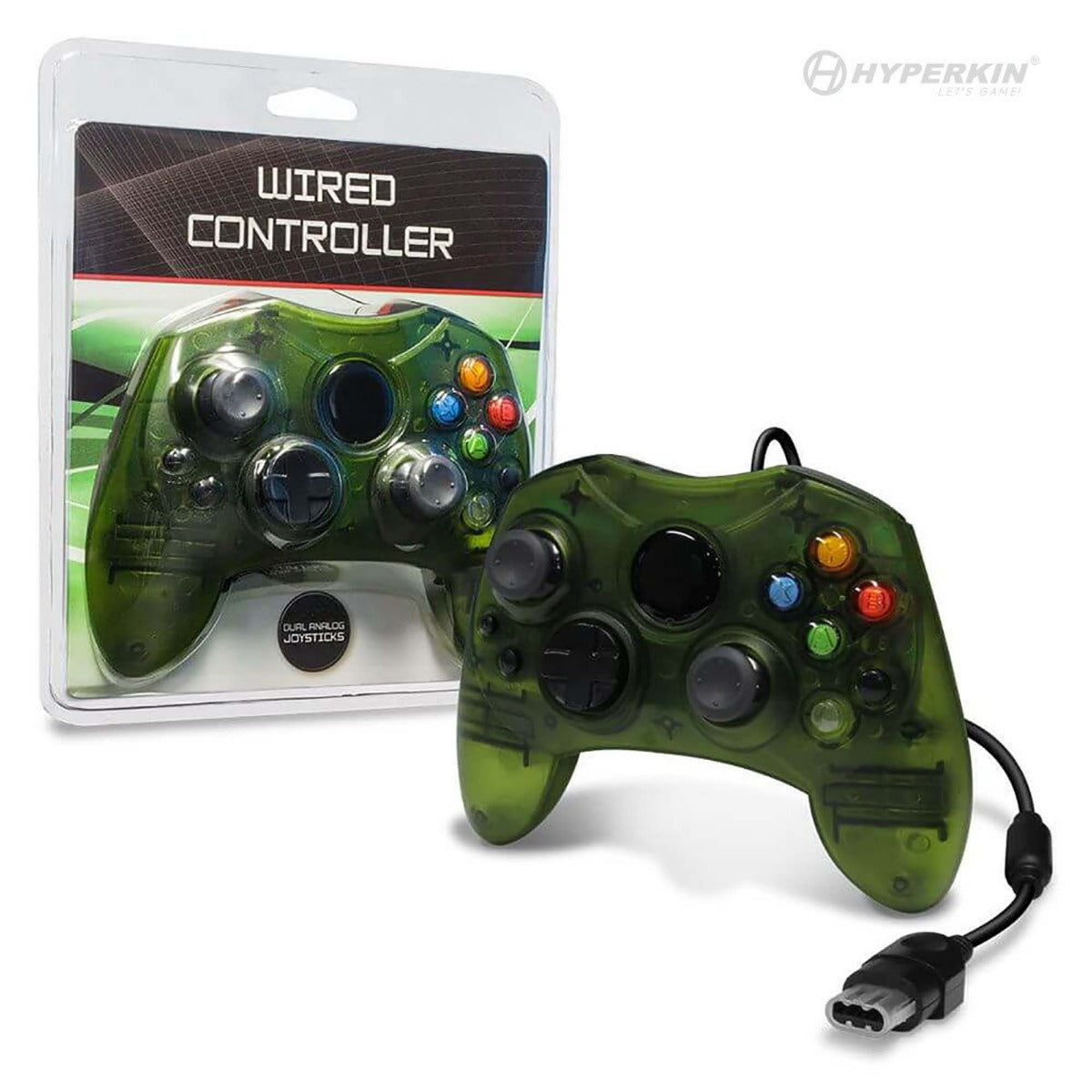 Wired Controller (Green) for Original Xbox - Hyperkin - Controller