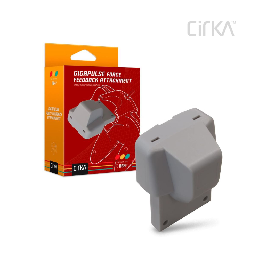 GigaPulse Force Feedback Attachment for N64 - CirKa - Rumble Pak