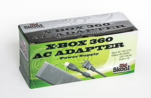 AC Adapter Power Supply for Xbox 360 (Oldest Model) - Old Skool - Power Supply