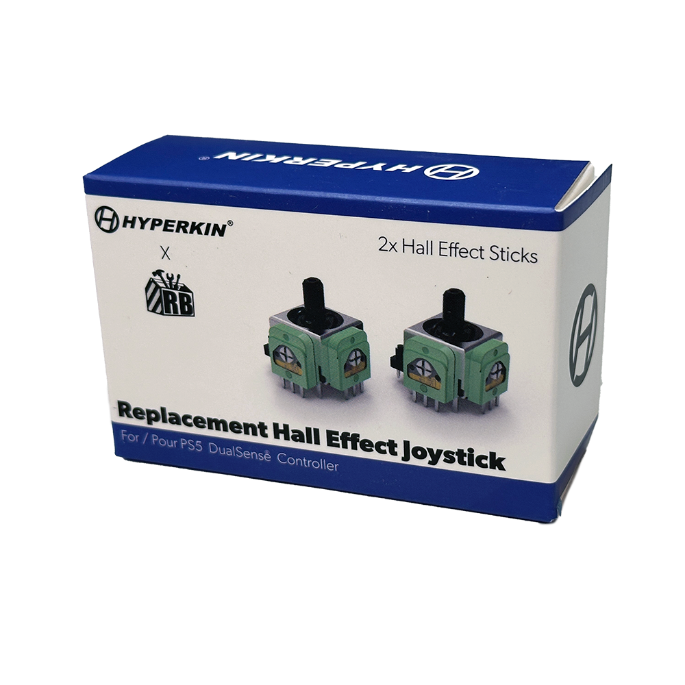 Hall Effect Joysticks for PS5® DualSense® (2-Pack) - Hyperkin x RepairBox - Replacement Part