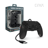 Wired Game Controller (Black) for PS4® / PC / Mac® - Cirka - Controller