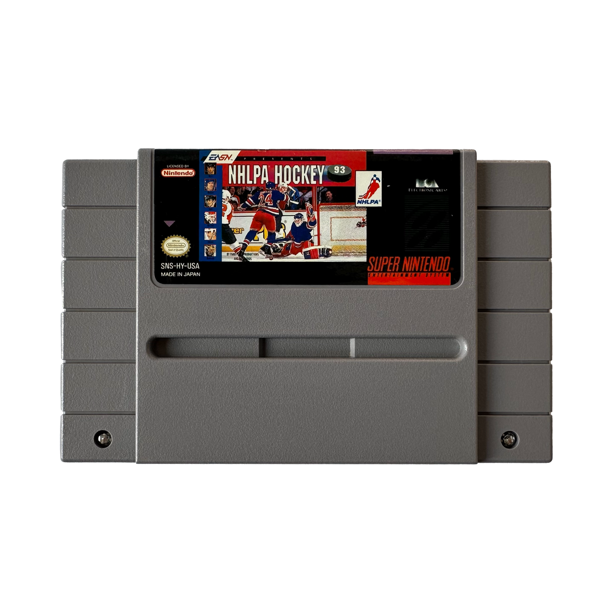 NHLPA Hockey '93 - Super Nintendo