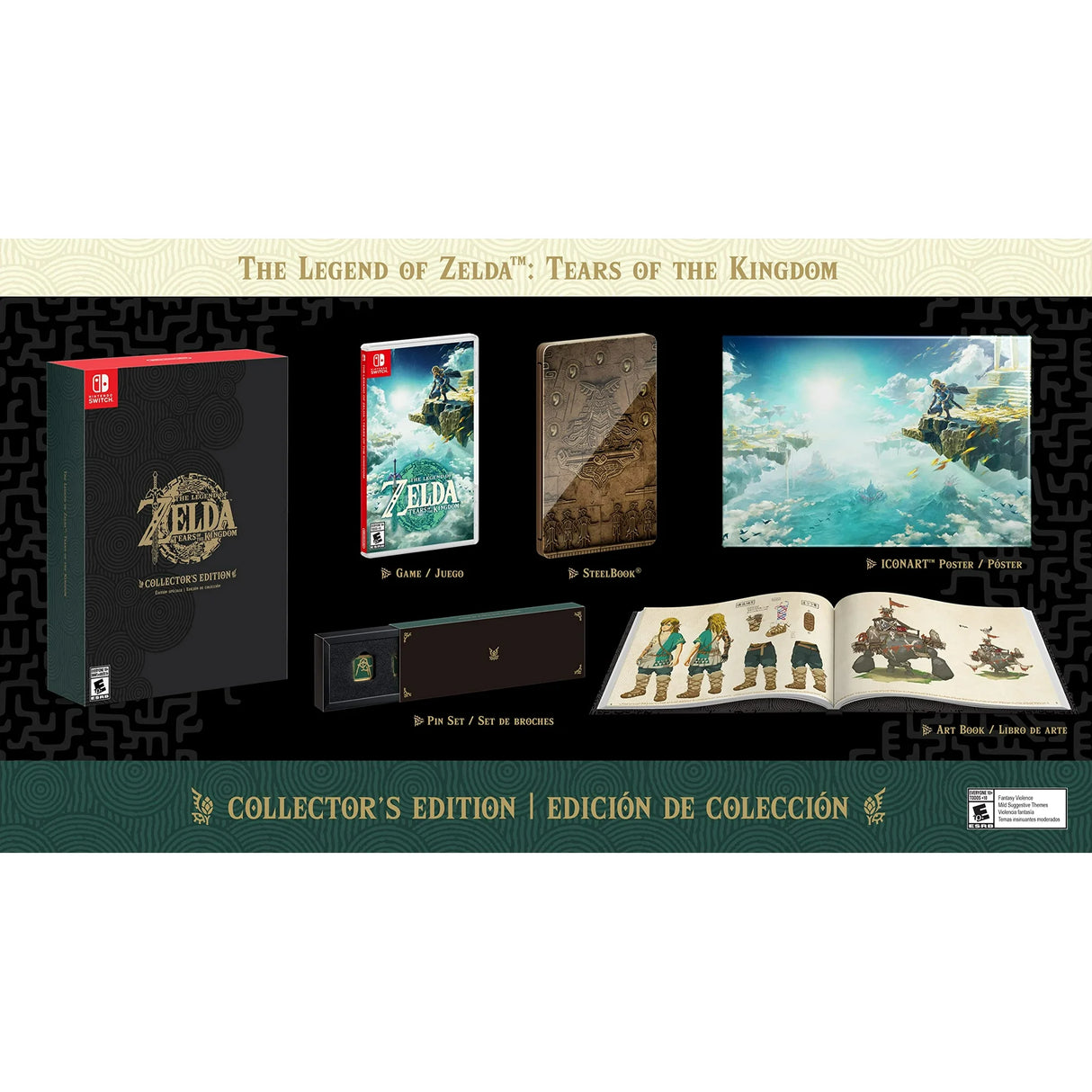 Legend of Zelda: Tears of the Kingdom Collector's Edition - Nintendo Switch