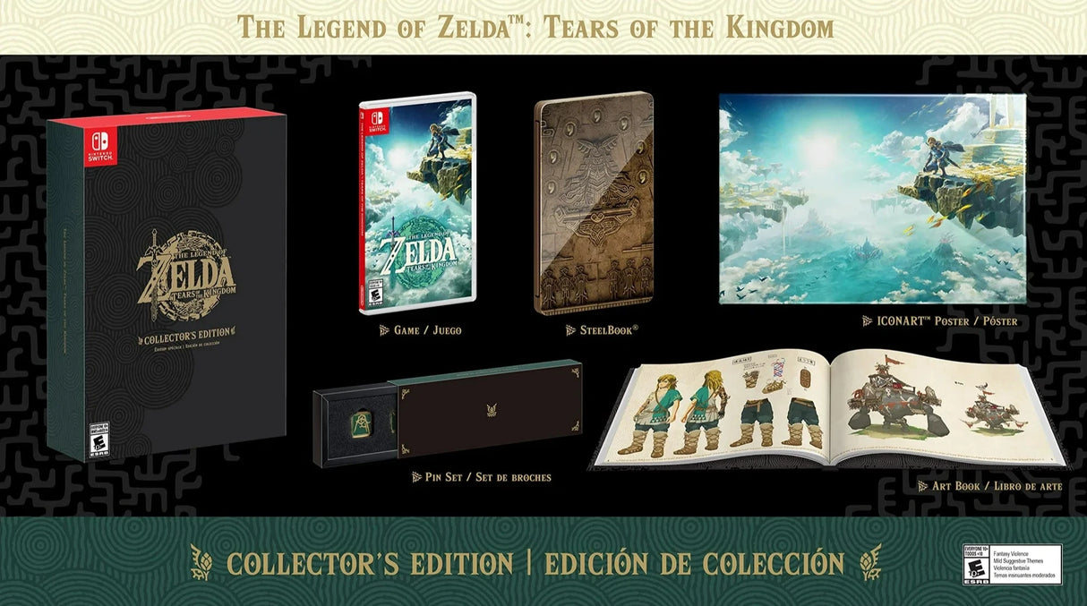 Legend of Zelda: Tears of the Kingdom Collector's Edition - Nintendo Switch