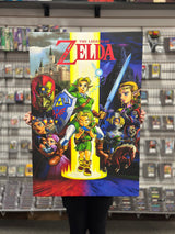 Legend of Zelda: Ocarina of Time Officially Licenced Canvas Print (24 x 36) - Poster