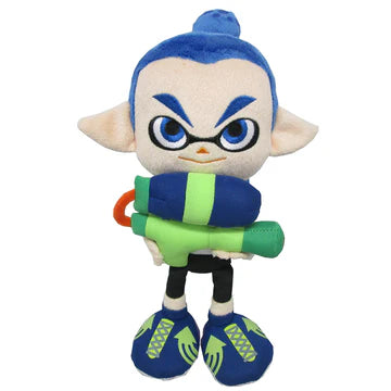 Splatoon Inkling Boy Blue 10" Plush - Little Buddy - Plush