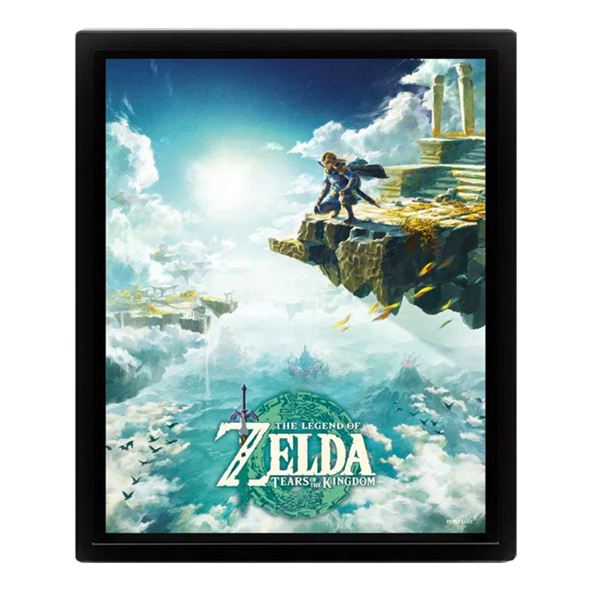 Lenticular Shadow Box - Zelda: Tears of the Kingdom - 8"x10" - Poster