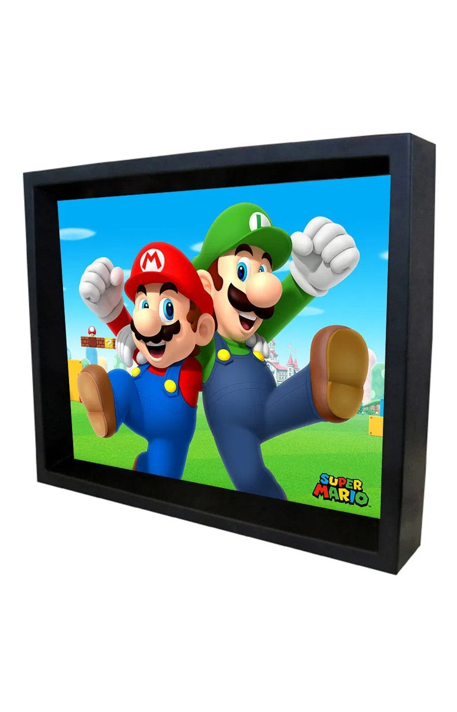 Lenticular Shadow Box - Mario & Luigi - 8"x10" - Poster