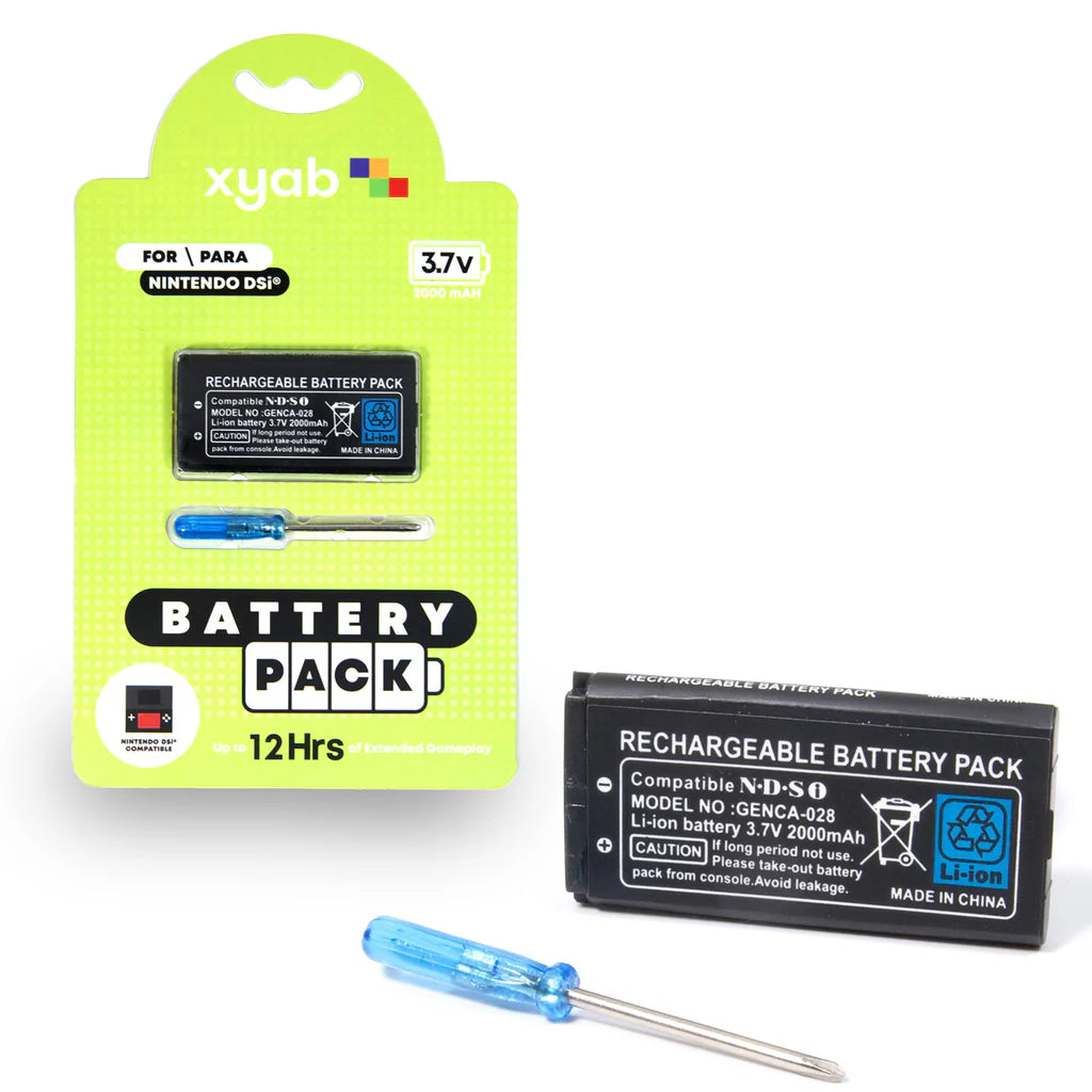 Rechargeable Battery Pack for Nintendo DSi - XYAB - Battery