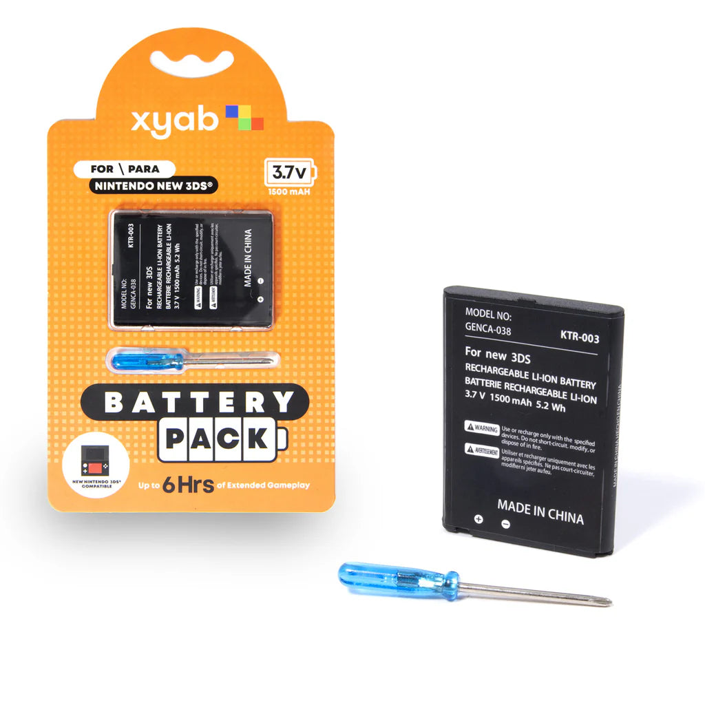 Rechargeable Battery Pack for New Nintendo 3DS - XYAB - Battery