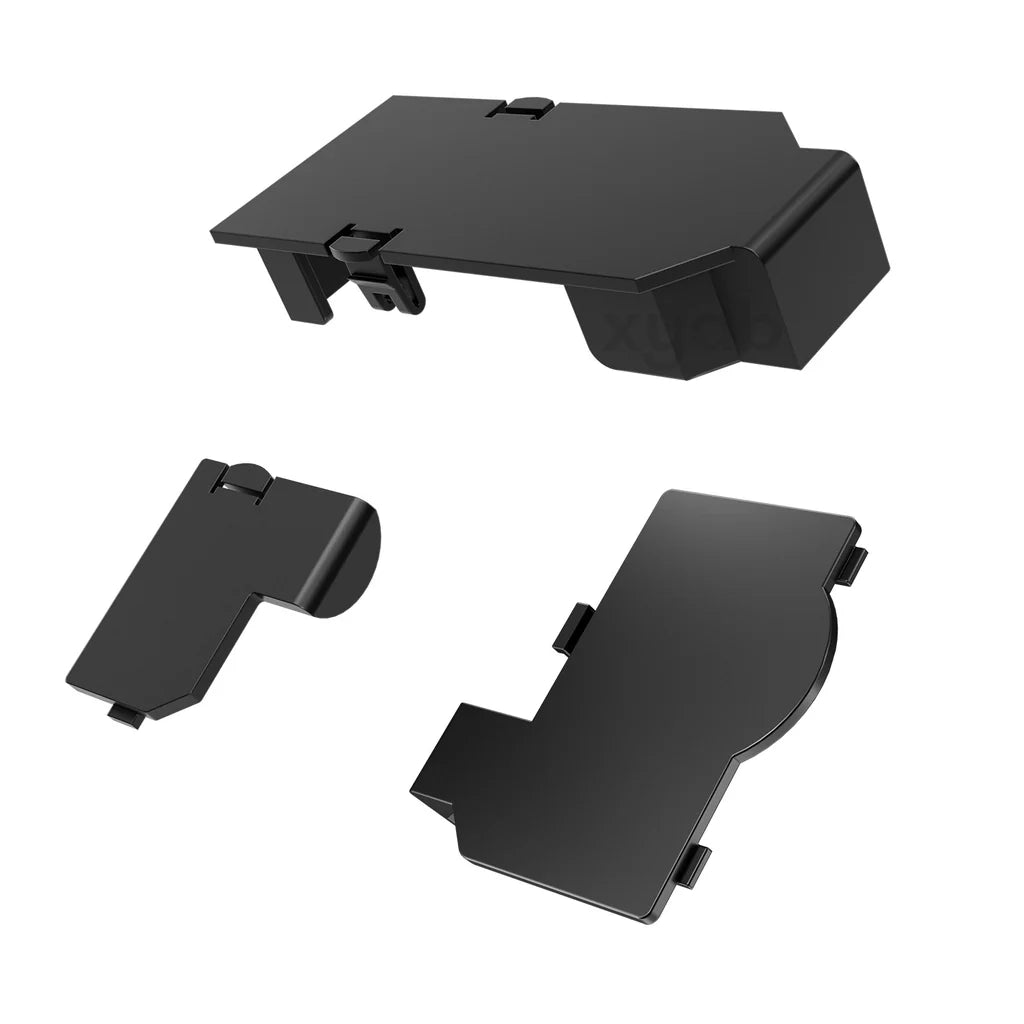 3-piece Port Covers (Jet Black) for GameCube - XYAB - Replacement Part