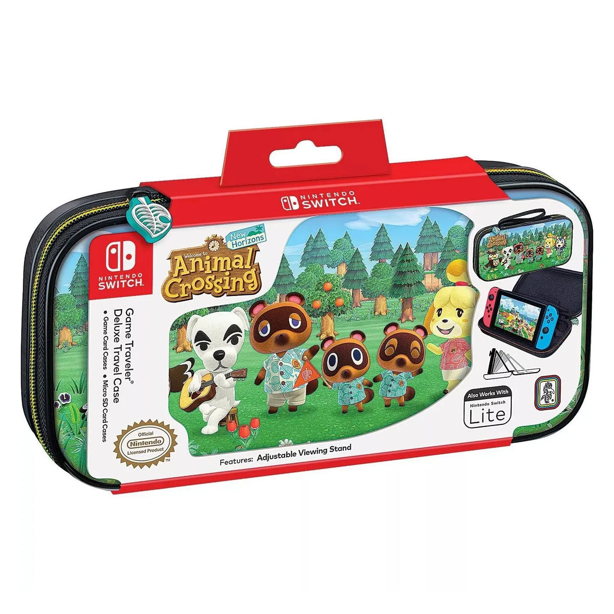 Animal Crossing - Deluxe Travel Case for Nintendo Switch - RDS Industries - Traveling Case