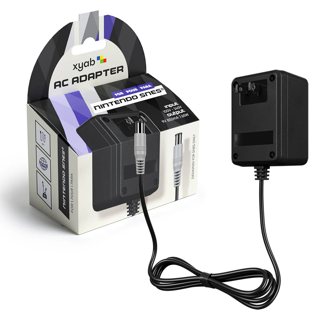 AC Adapter for Super Nintendo | SNES - XYAB - Power Supply