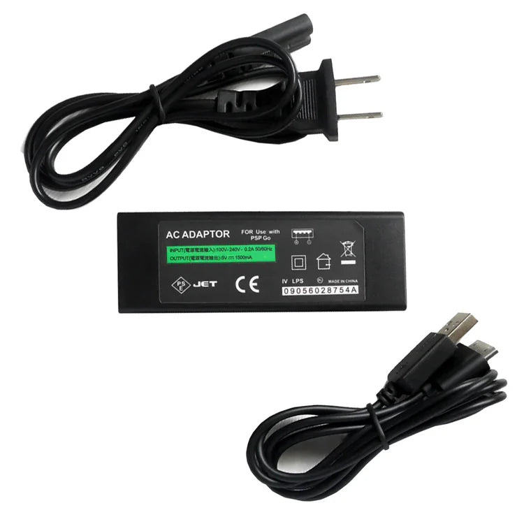 AC Adapter, Charger, & Data Cable for PSP Go - XYAB - Charger