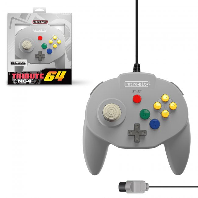 Tribute64 Wired Controller for N64 - Retro-bit - Controller