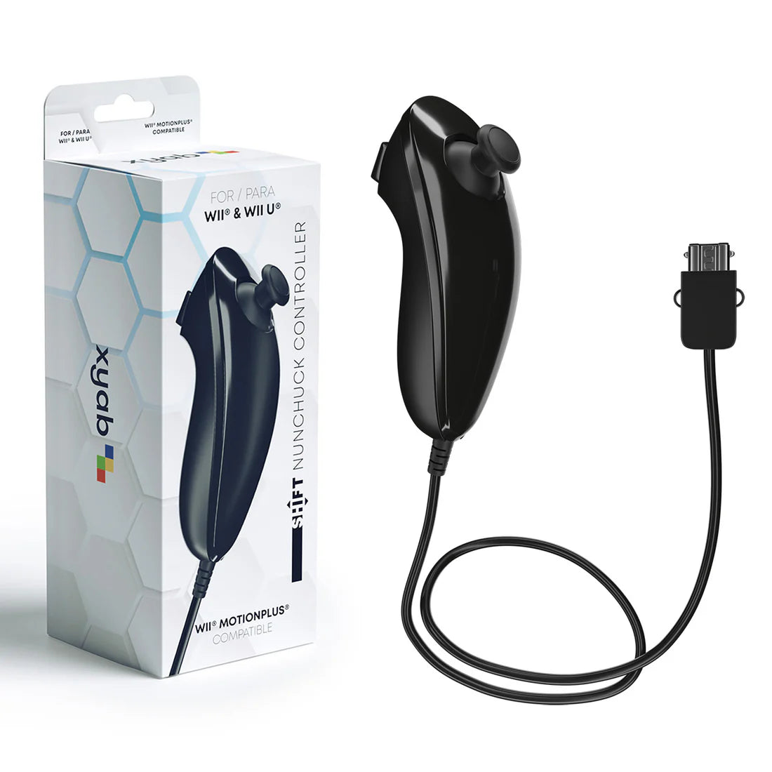 Nunchuk Wired Controller (Black) for Wii - XYAB - Controller