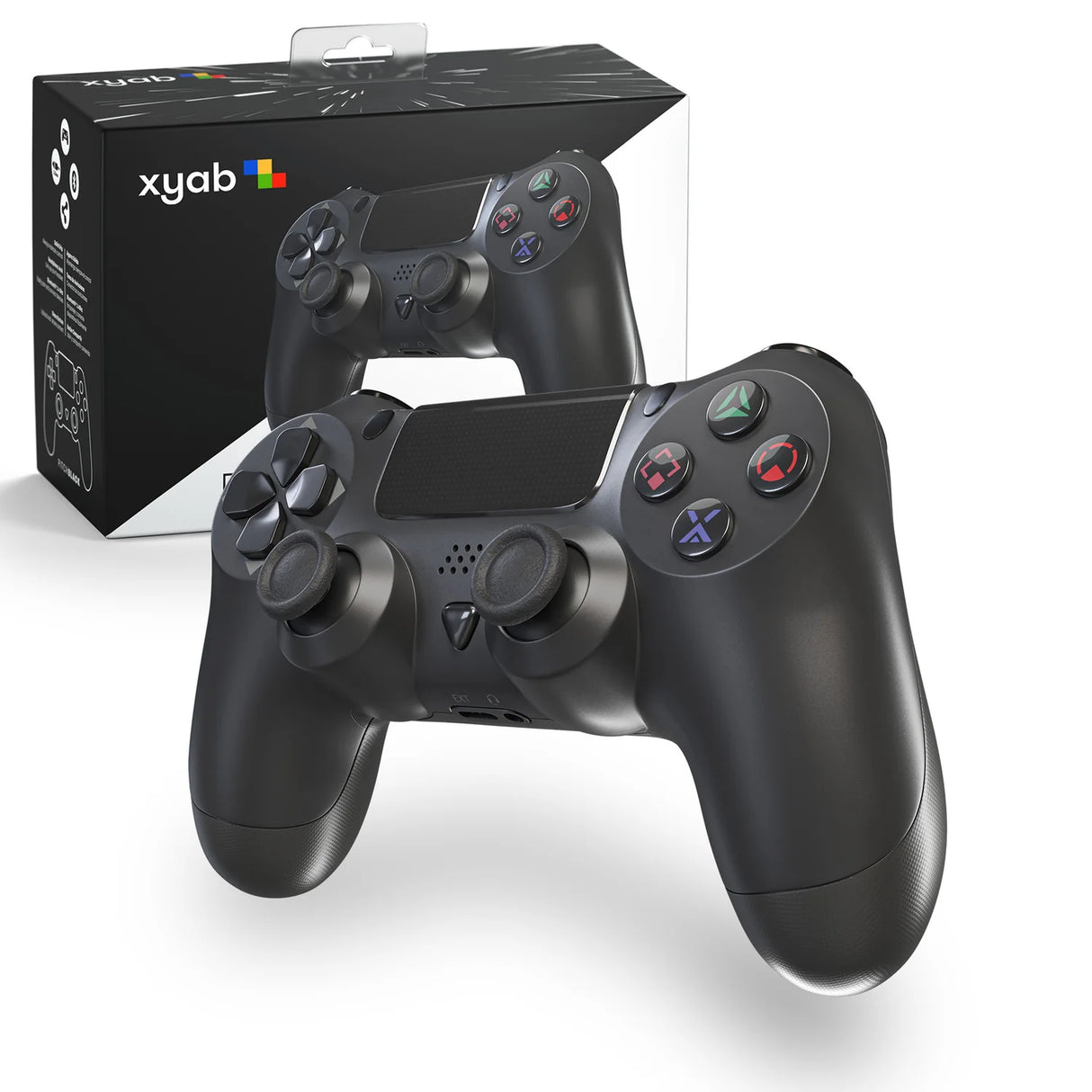 Wireless Bluetooth Controller (Black) for PlayStation 4 - XYAB - Controller