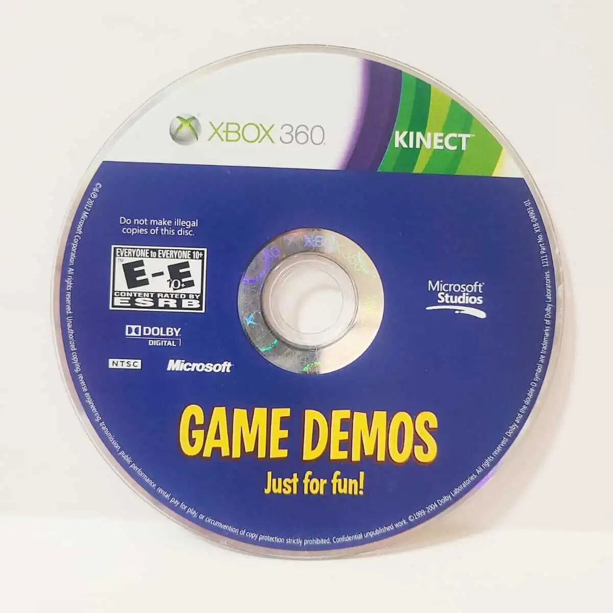 Kinect Game Demos Just for Fun - Xbox 360