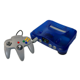 N64 Console (Transparent Blue) - Refurbished - Nintendo 64