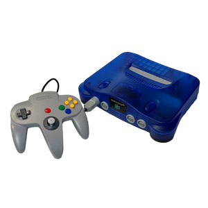 Nintendo 64 Console (Transparent Blue) - Refurbished