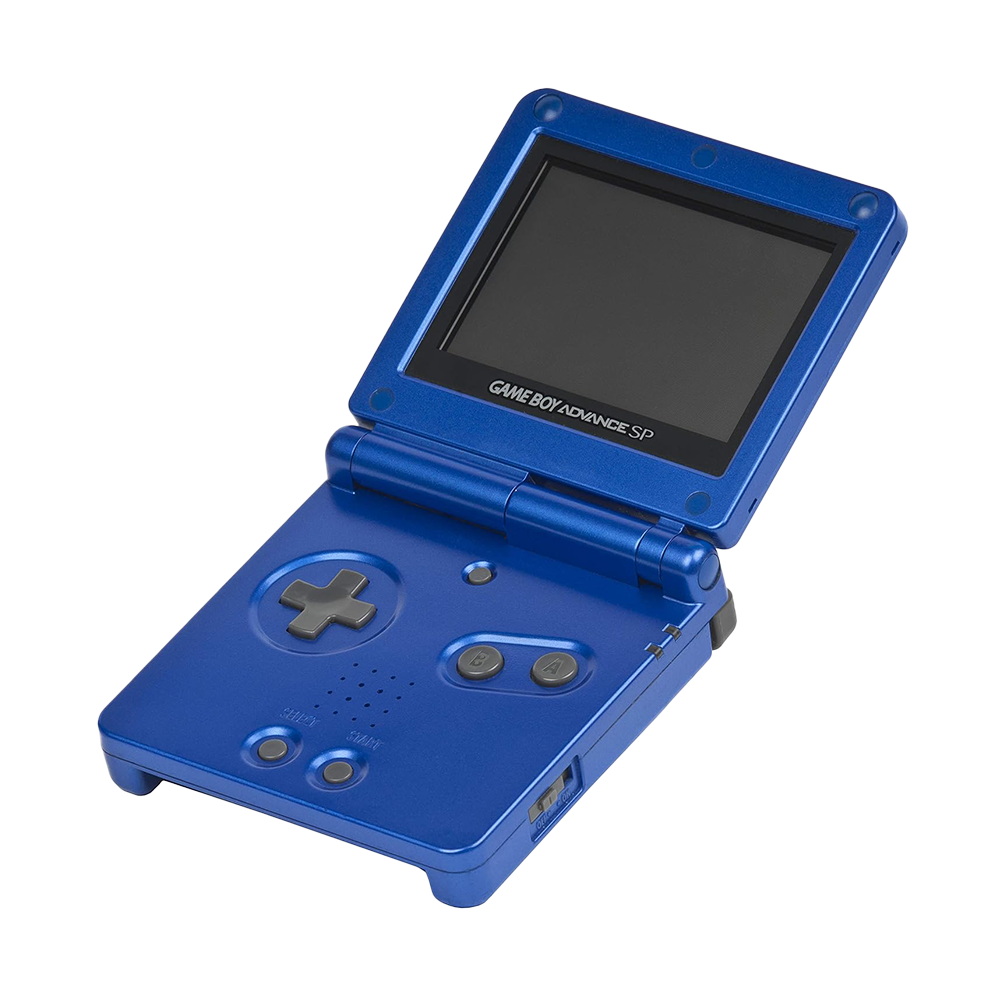 Game Boy Advance SP System (Cobalt Blue, AGS-001) - GameBoy Advance