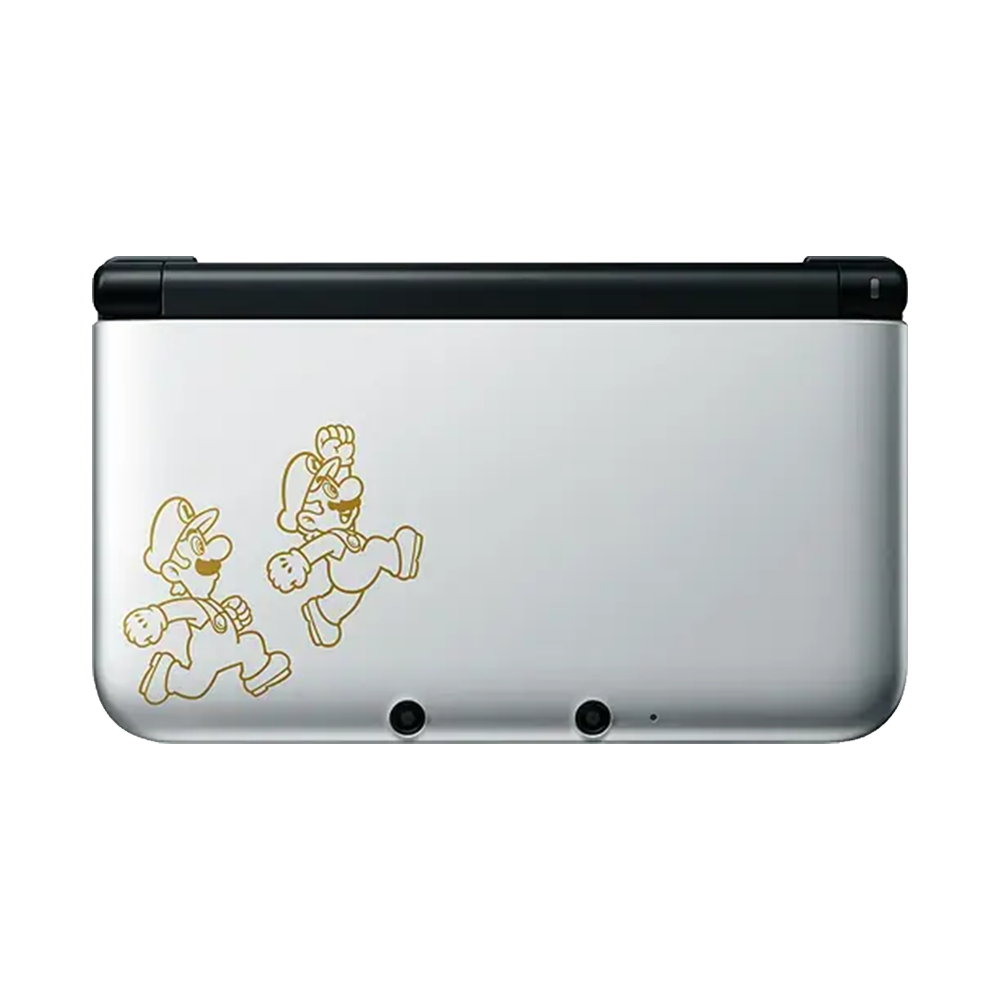 Nintendo 3DS XL System (Silver Mario & Luigi Limited Edition) - Nintendo 3DS