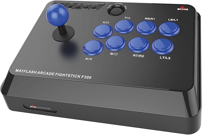 Mayflash F300 Arcade Fight Stick Joystick for Switch, PS4,PS3, Xbox 360, Xbox One, Xbox Series X - Controller