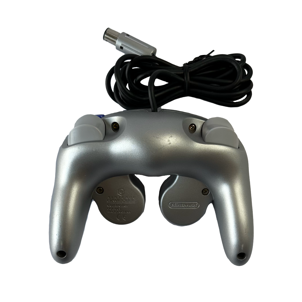 Back of Platinum Nintendo GameCube Controller