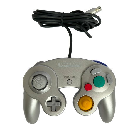 Front of Platinum Nintendo GameCube Controller