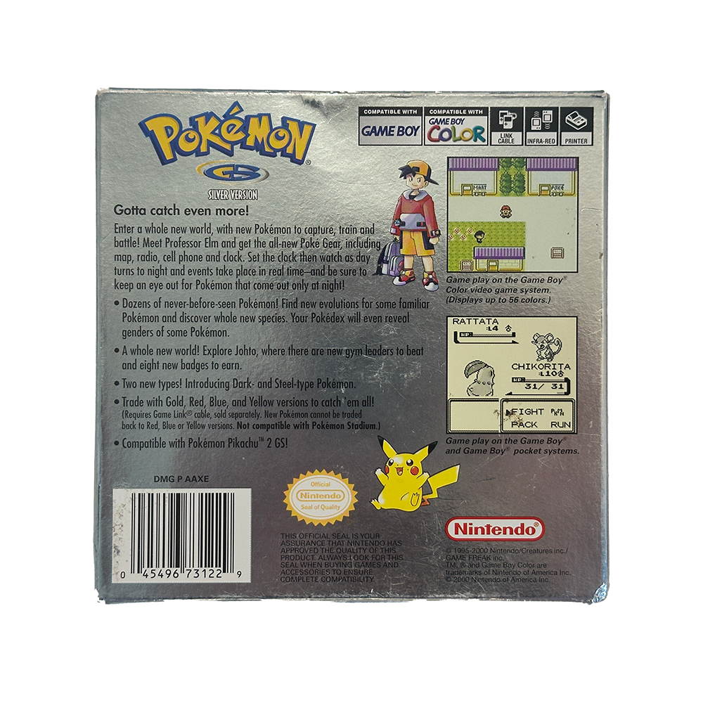 Pokémon Silver Version - Game Boy Color